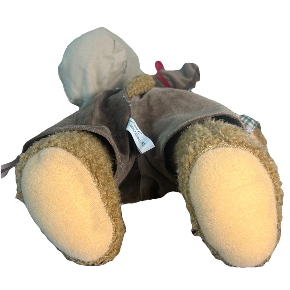 Imeco KG Bavarian Teddy Bear Lederhosen Edelweiss Alpine Souvenir 12 Inch Italy - Picture 10 of 15
